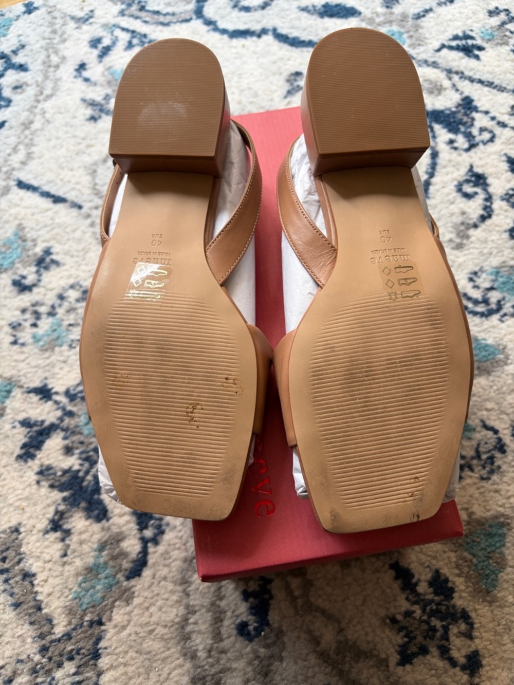 MAEVE
Asymmetric Slingback Heels - Tan - Picture 9 of 10